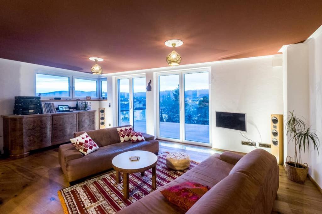 Wohlfuehloase Mit Blick Auf Trier Apartment Bagian luar foto