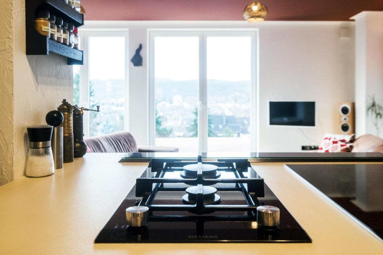 Wohlfuehloase Mit Blick Auf Trier Apartment Bagian luar foto